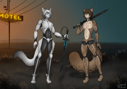 Sand and Cornyx Androids